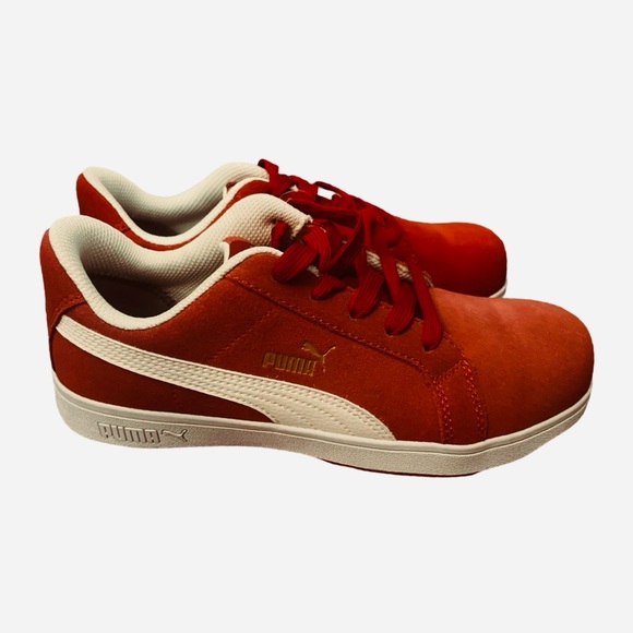 Puma Safety Women's Iconic Low Composite Toe Red White Sz 9.5 NIB - Picture 3 of 10